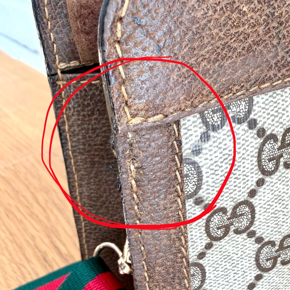Gucci Authentic Monogram Sherry Line Clutch / Crossbody Bag - Picture 12 of 13